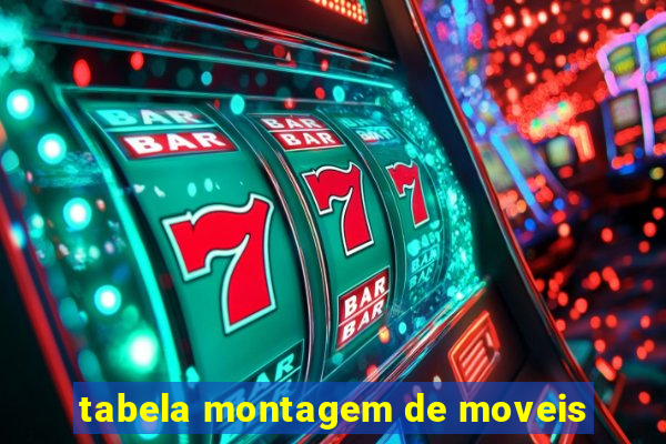 tabela montagem de moveis